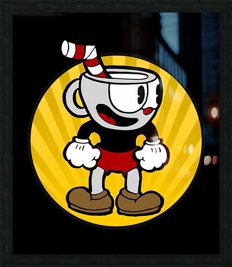 Cuphead 54 Picture Frame print