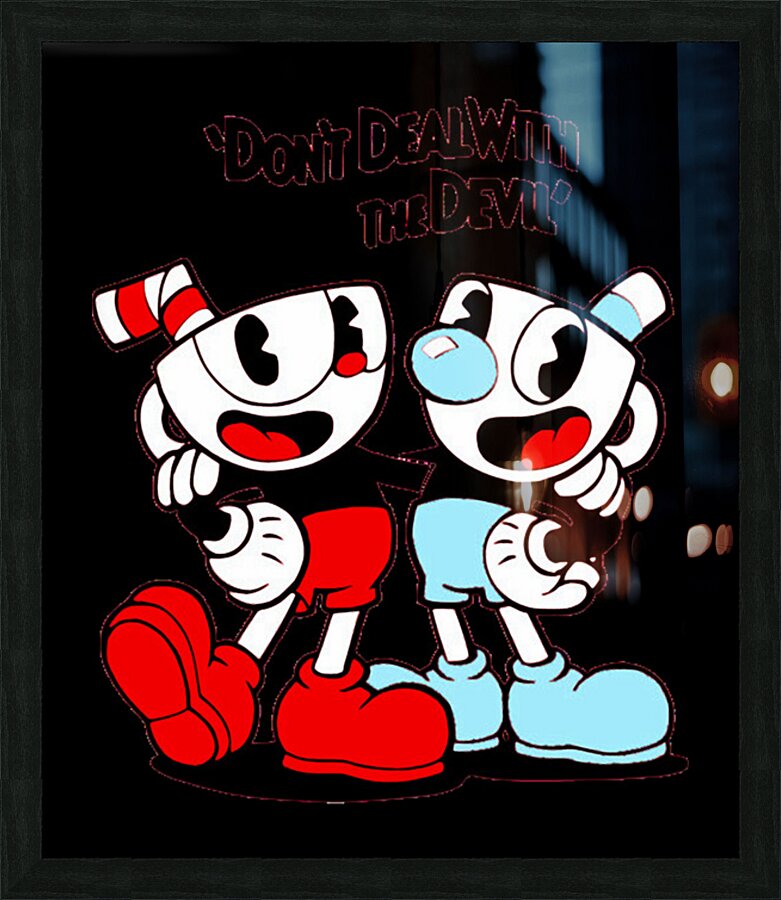 Cuphead 56 Picture Frame print
