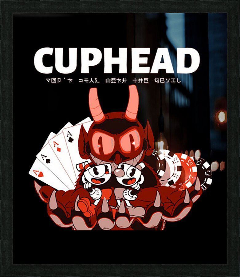 Cuphead 62 Picture Frame print