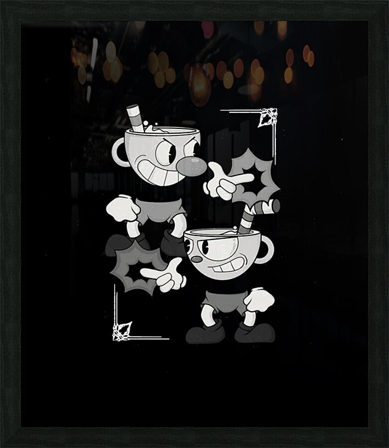 Cuphead 63 Picture Frame print