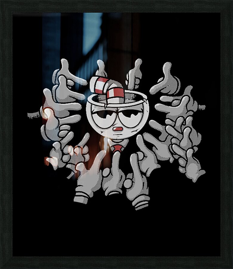 Cuphead 7 Picture Frame print