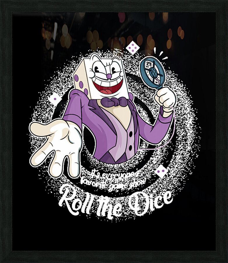 Cuphead 13 Picture Frame print