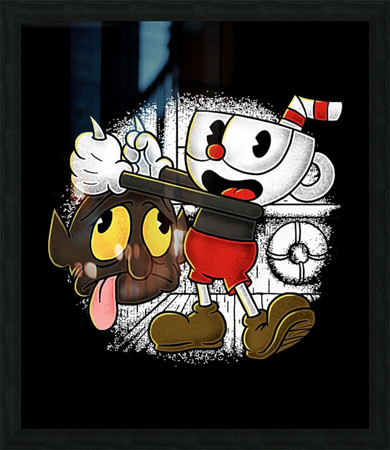 Cuphead 20 Picture Frame print