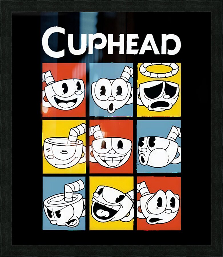 Cuphead 21 Picture Frame print