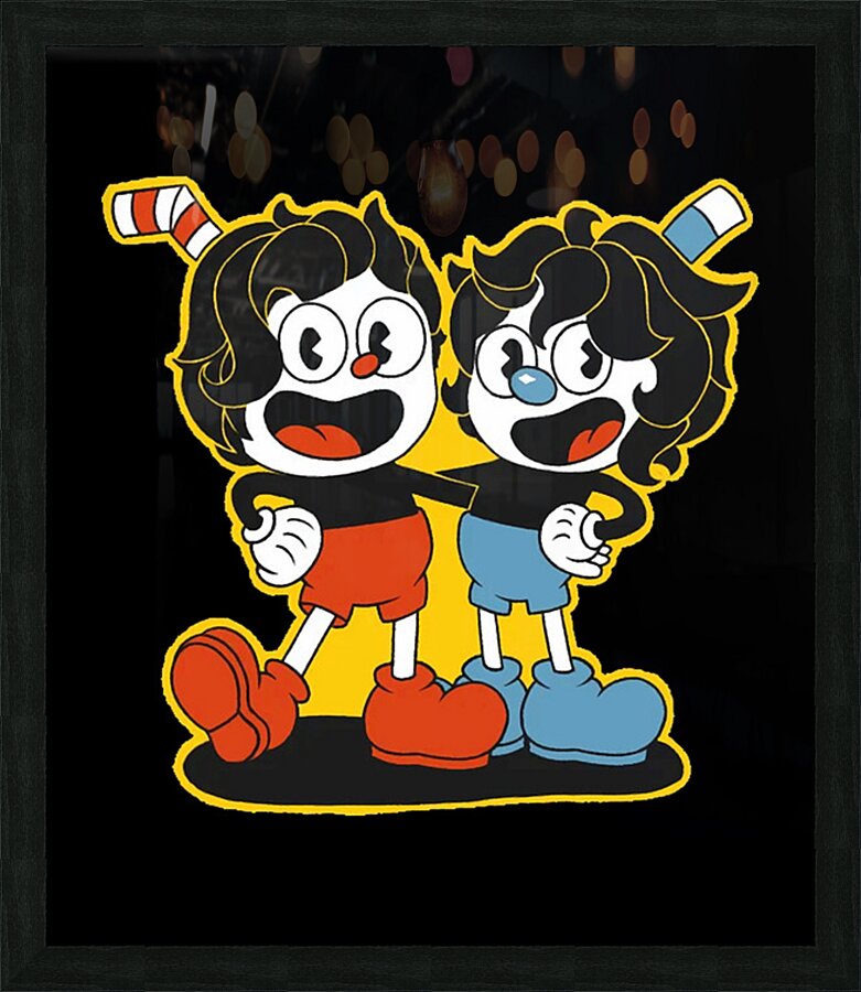 Cuphead 23 Picture Frame print