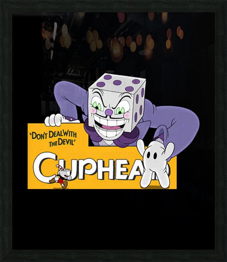 Cuphead 24 Picture Frame print