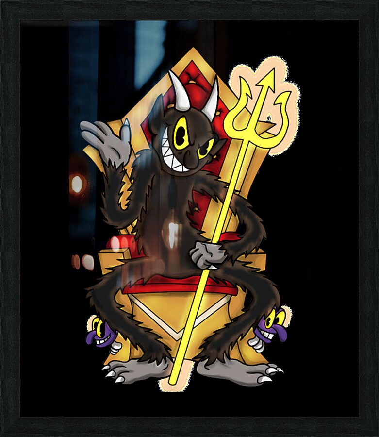 Cuphead 26 Picture Frame print