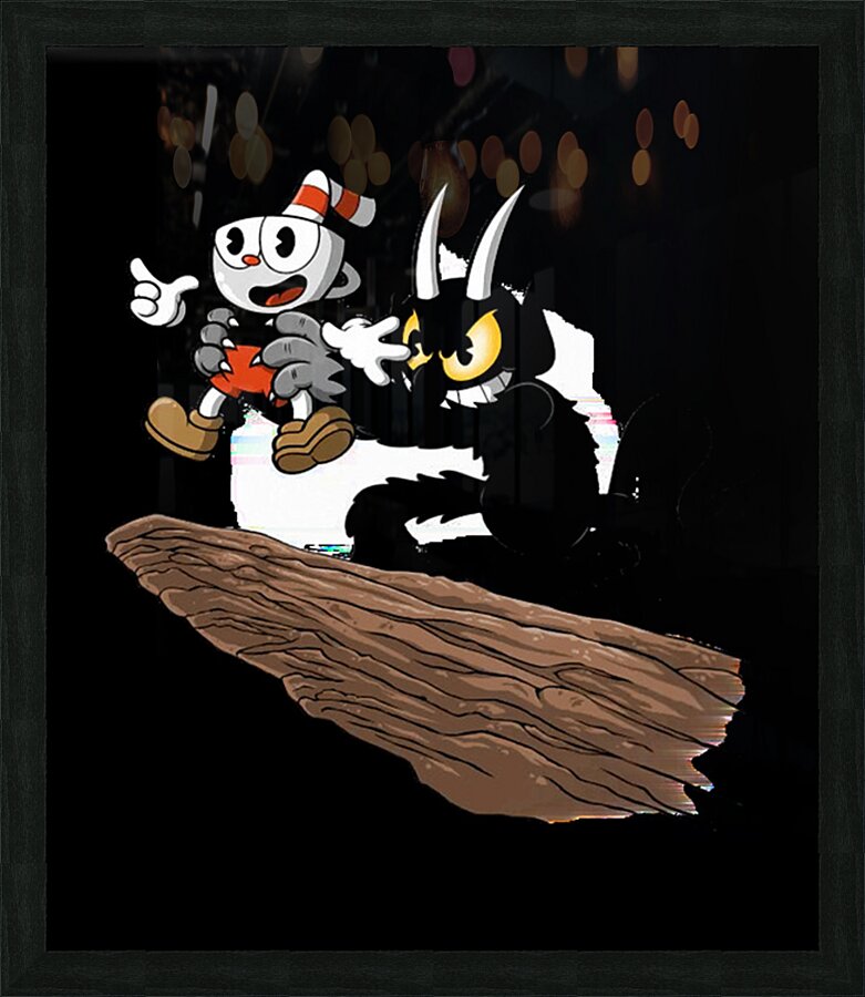 Cuphead 27 Picture Frame print
