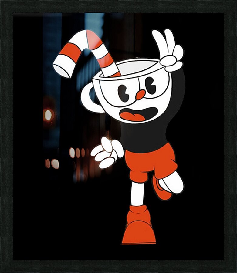 Cuphead 29 Picture Frame print