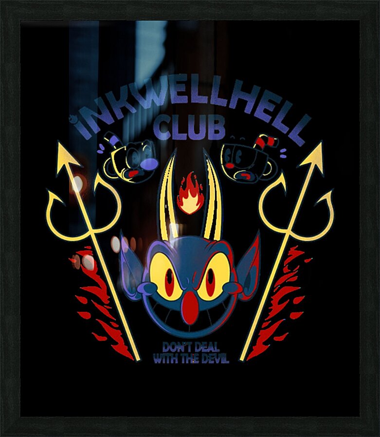 Cuphead 32 Picture Frame print