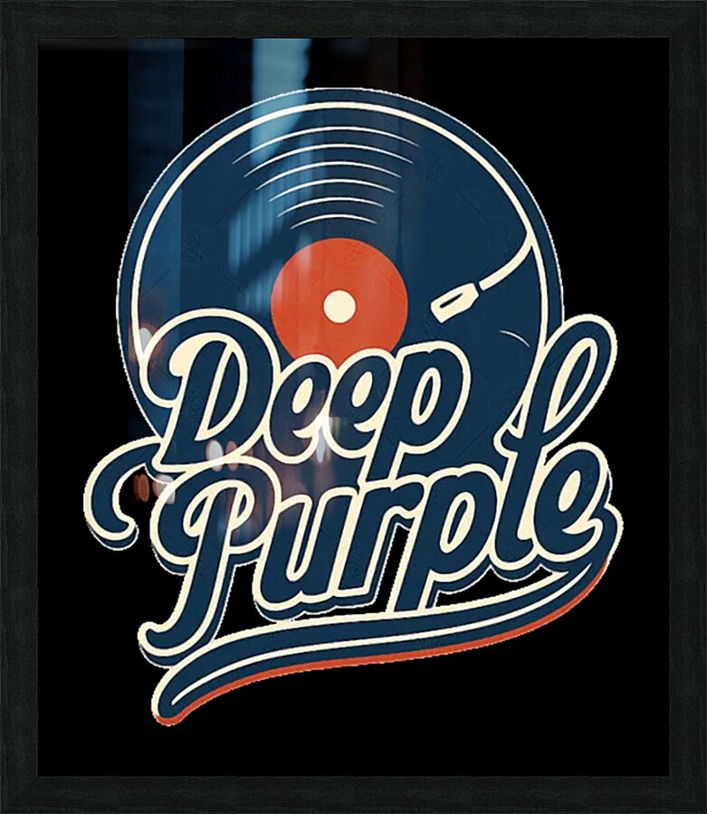 Deep Purple 4 Picture Frame print