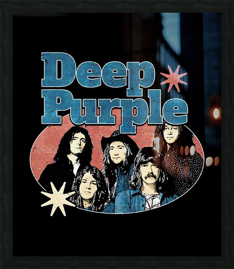 Deep Purple 6 Picture Frame print