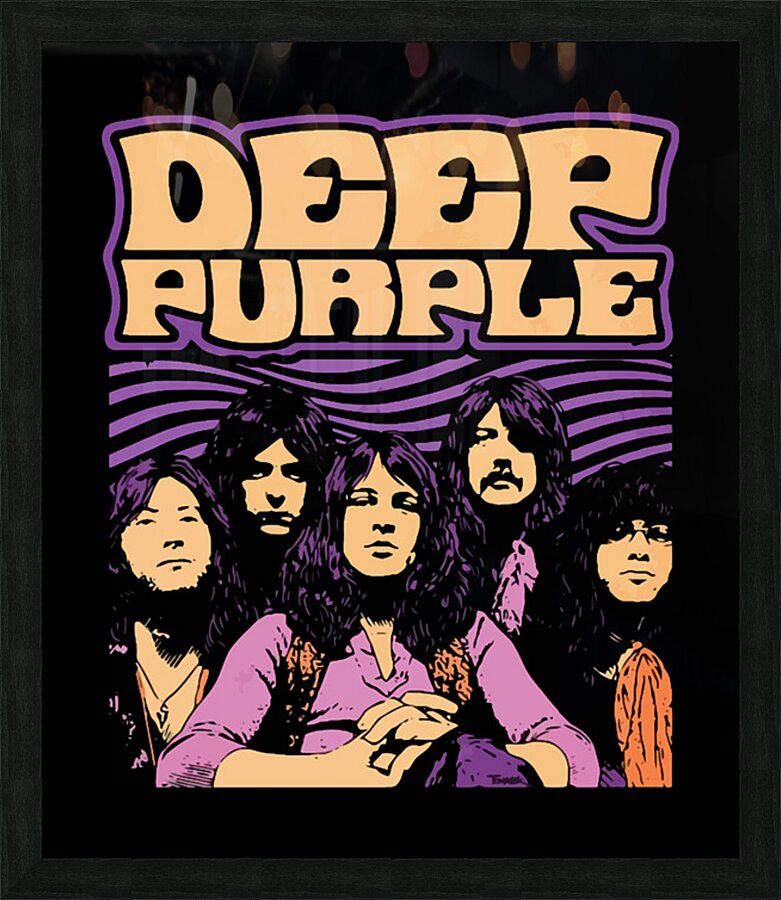 Deep Purple 7 Picture Frame print