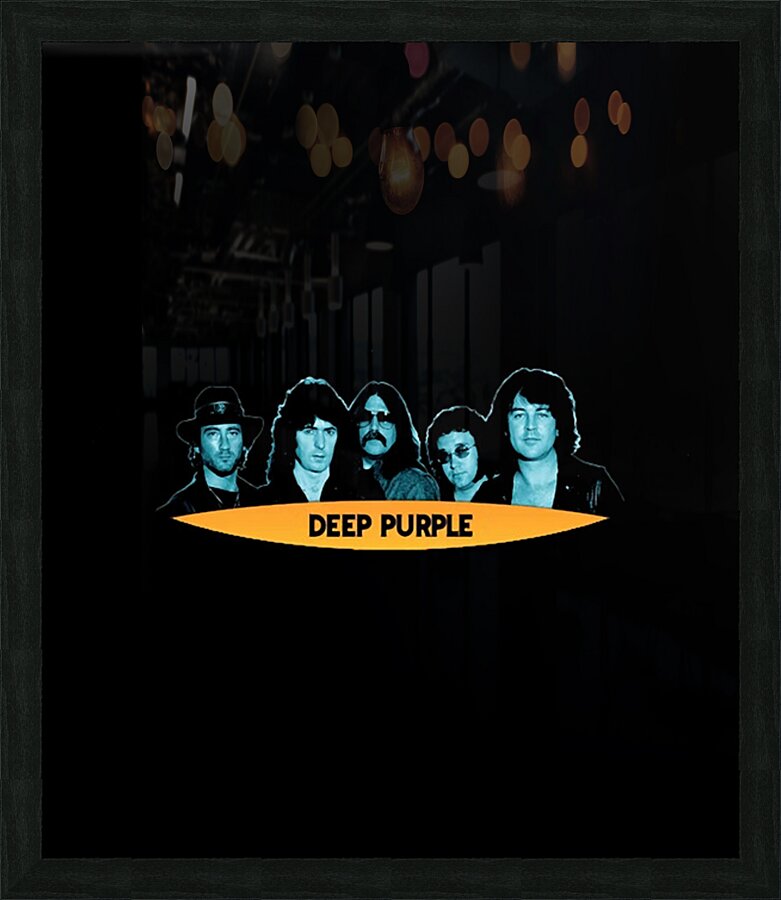 Deep Purple 9 Picture Frame print