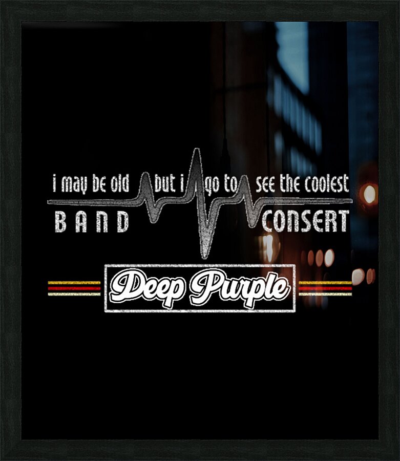 Deep Purple 10 Picture Frame print
