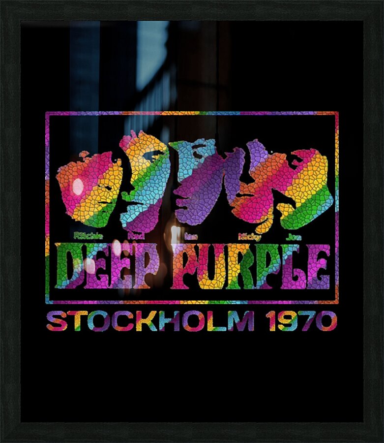 Deep Purple 12 Picture Frame print