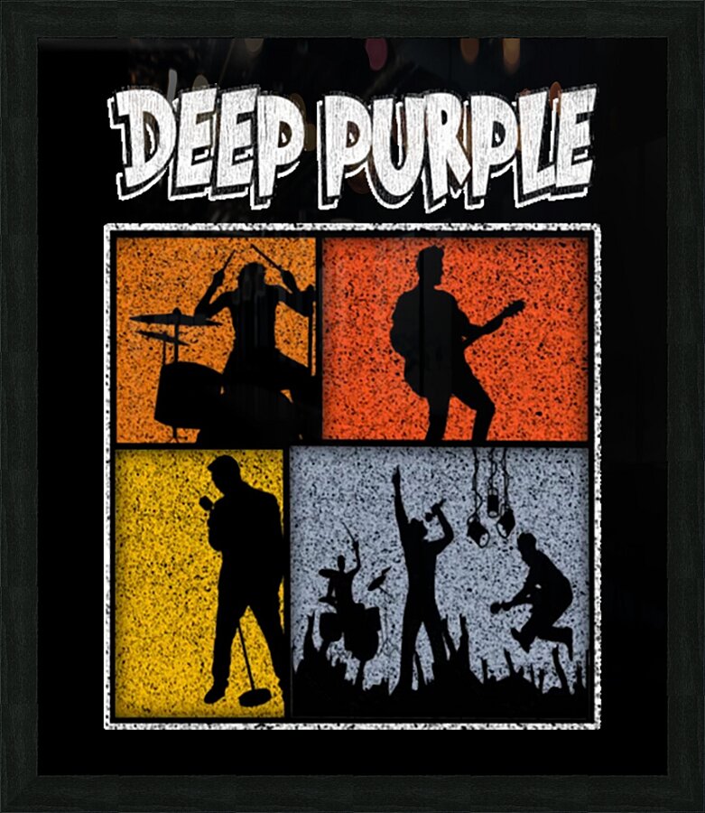 Deep Purple 13 Picture Frame print