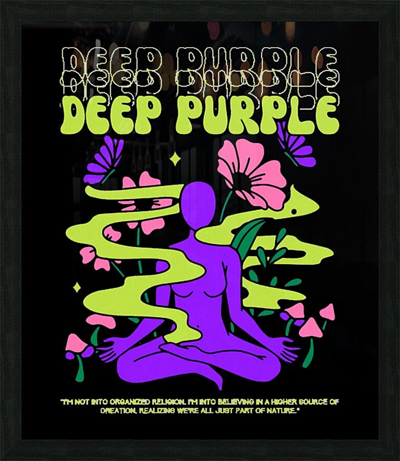 Deep Purple 15 Picture Frame print