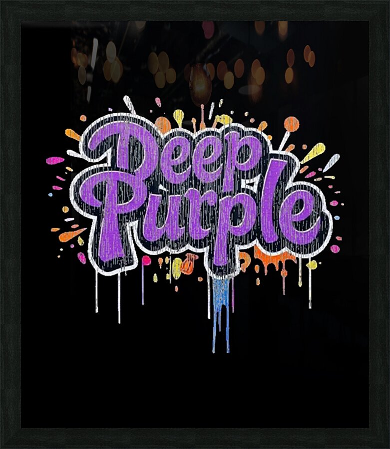 Deep Purple 18 Picture Frame print