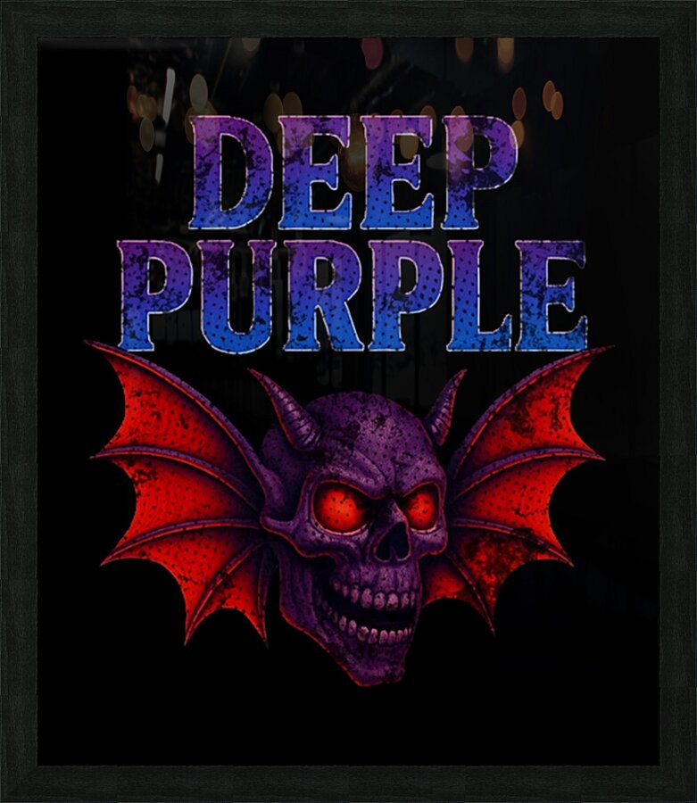 Deep Purple 20 Picture Frame print