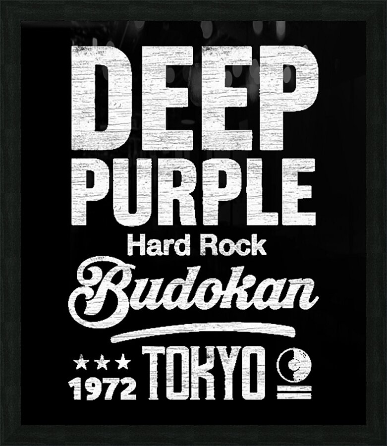 Deep Purple 24 Picture Frame print