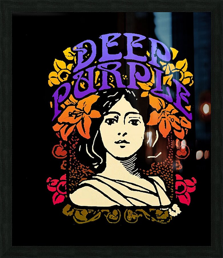 Deep Purple 29 Picture Frame print