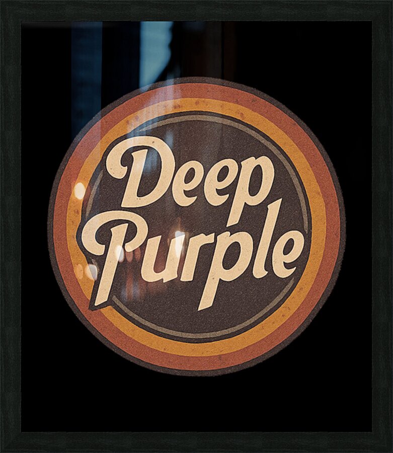 Deep Purple 33 Picture Frame print