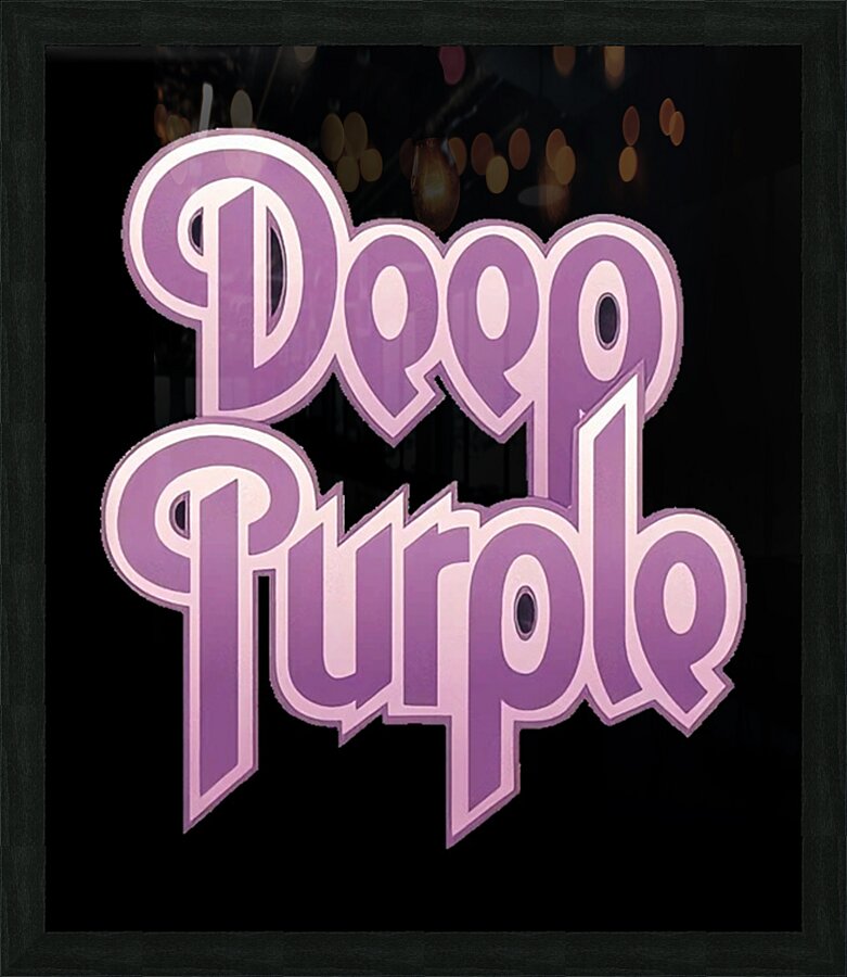 Deep Purple 36 Picture Frame print