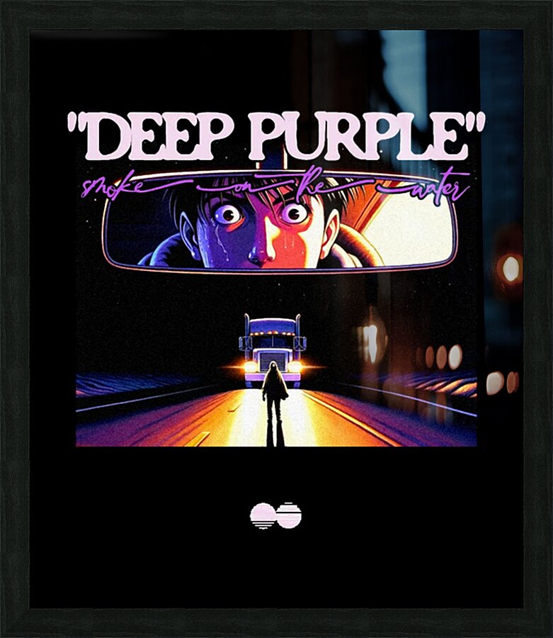 Deep Purple 37 Picture Frame print