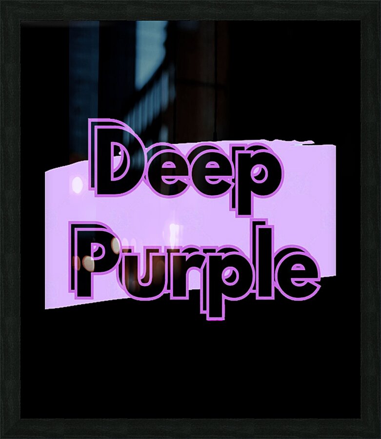 Deep Purple 39 Picture Frame print