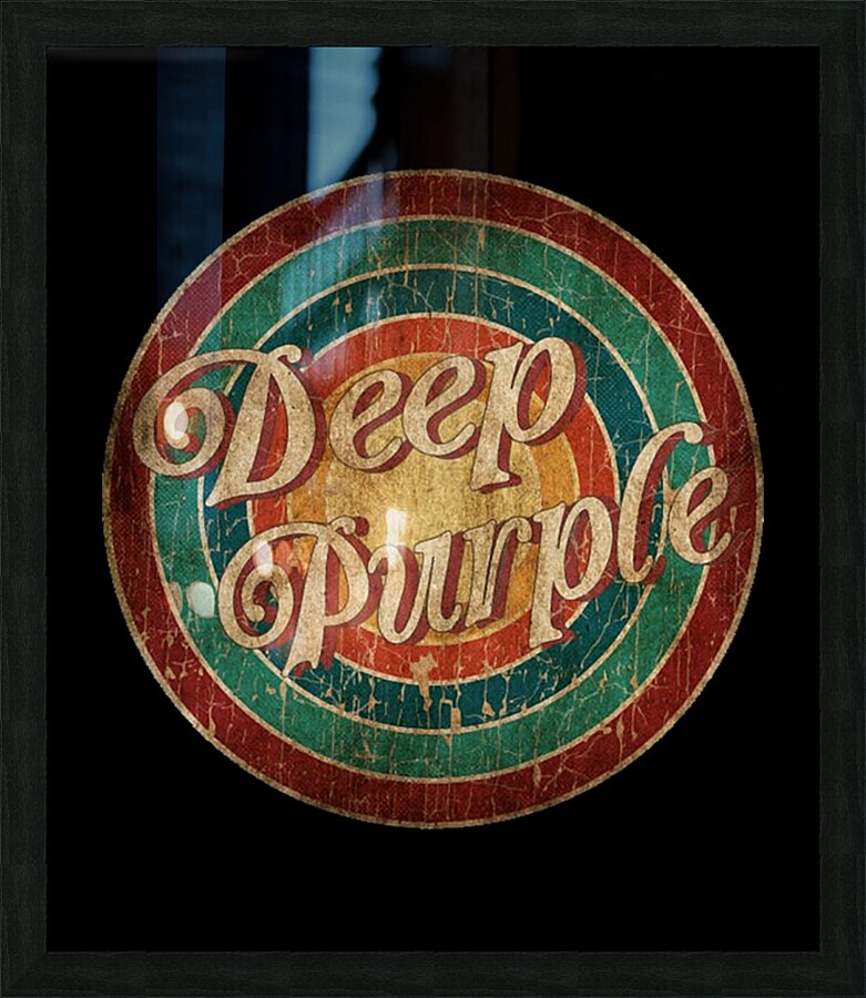Deep Purple 40 Picture Frame print