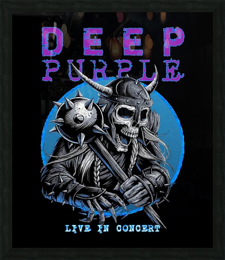 Deep Purple 41 Picture Frame print