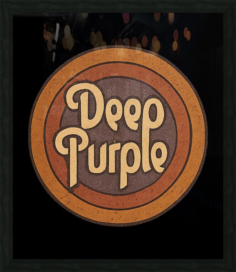 Deep Purple 45 Picture Frame print