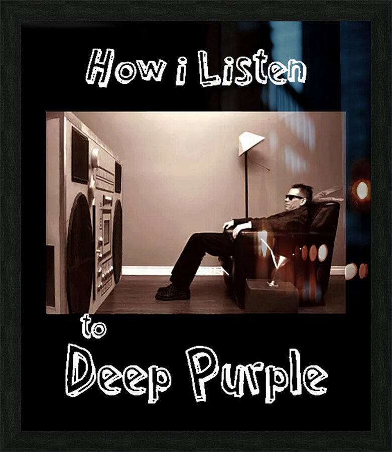 Deep Purple 1 Picture Frame print