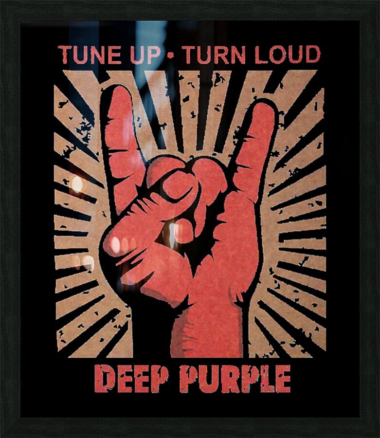 Deep Purple 2 Picture Frame print