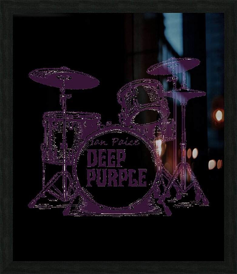 Deep Purple 4 Picture Frame print