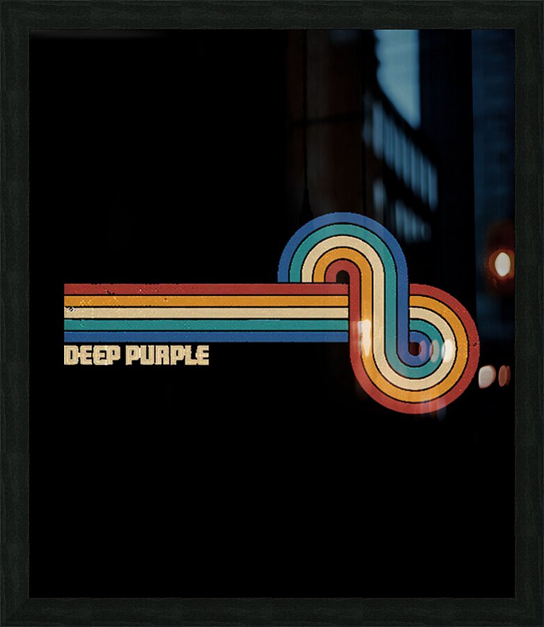 Deep Purple 5 Picture Frame print