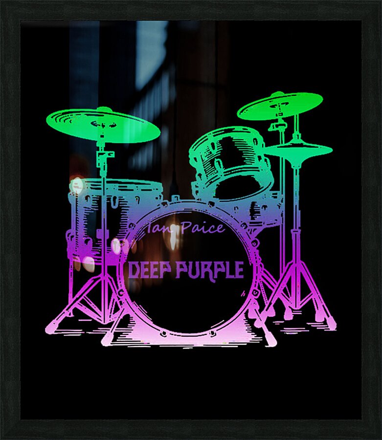 Deep Purple 8 Picture Frame print