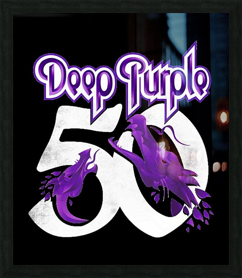 Deep Purple 9 Picture Frame print