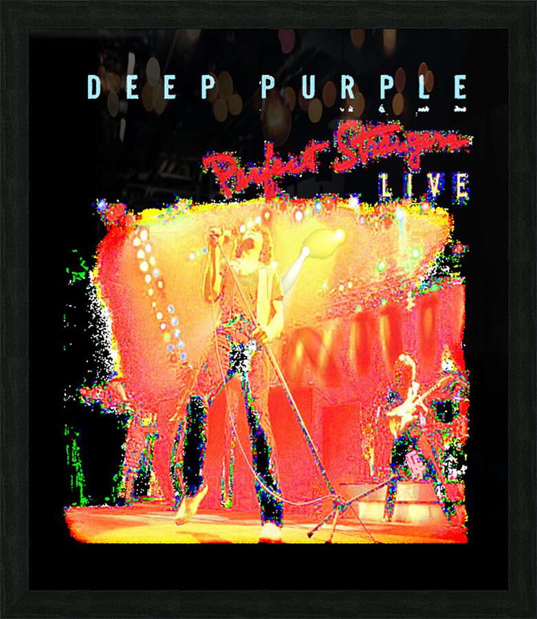 Deep Purple 10 Picture Frame print