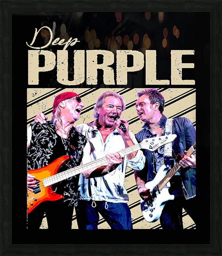 Deep Purple 12 Picture Frame print