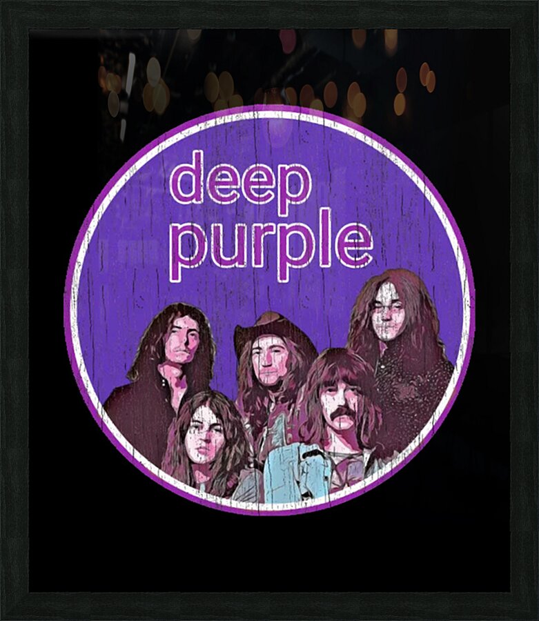 Deep Purple 13 Picture Frame print
