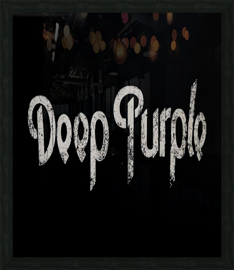 Deep Purple 16 Picture Frame print