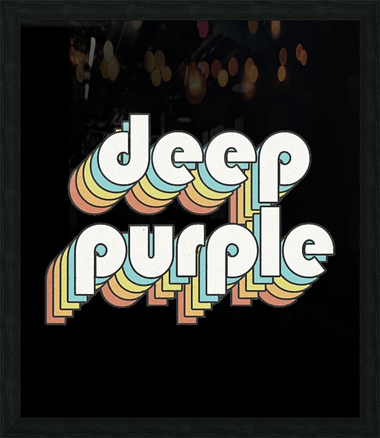 Deep Purple 17 Picture Frame print