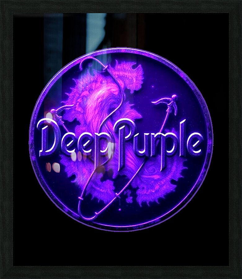 Deep Purple 20 Picture Frame print