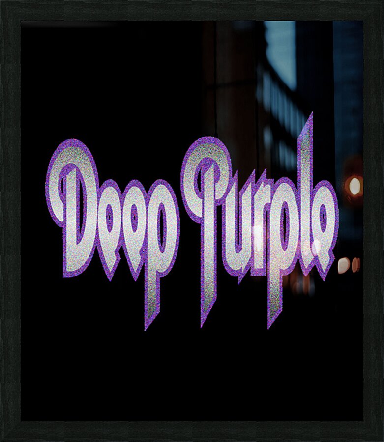Deep Purple 22 Picture Frame print