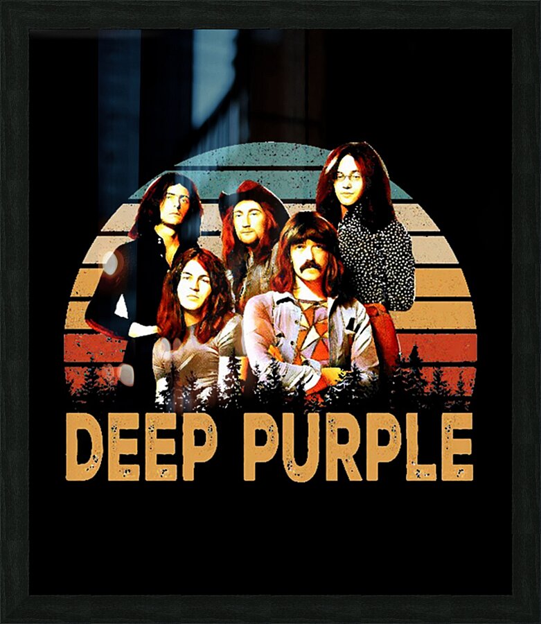 Deep Purple 25 Picture Frame print