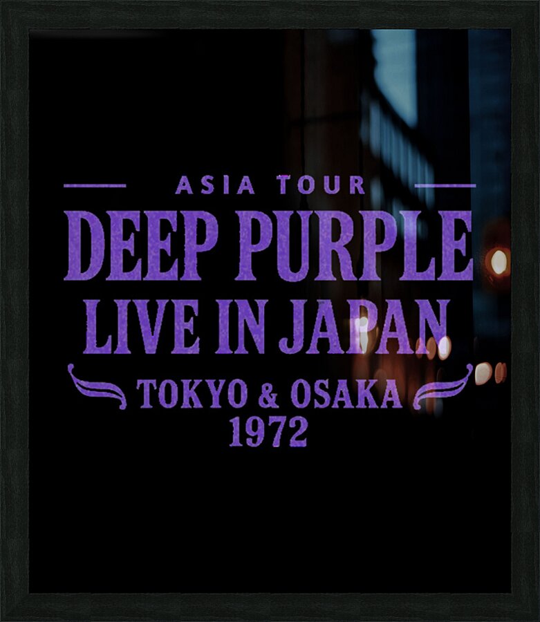 Deep Purple 30 Picture Frame print