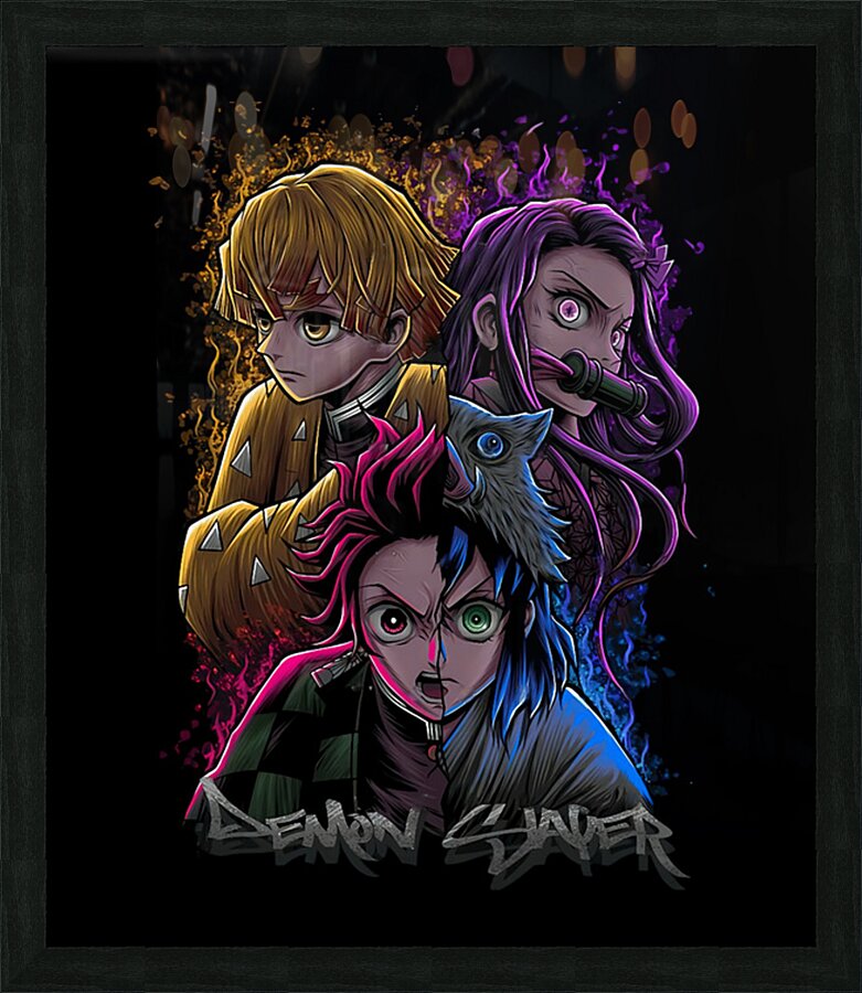 Demon Slayer 30 Picture Frame print