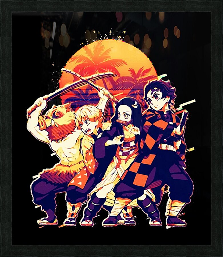 Demon Slayer 41 Picture Frame print